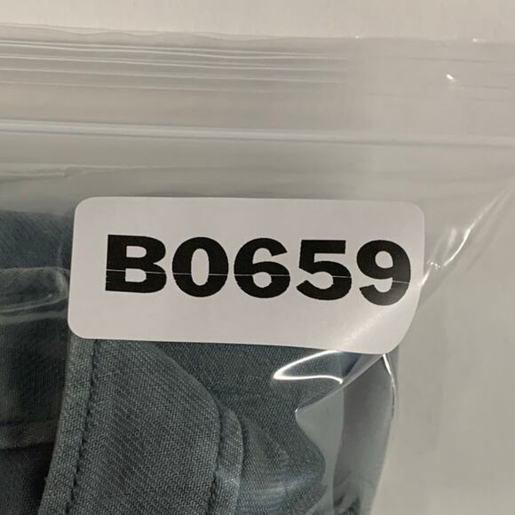 Marine Layer M Cotton Linen Blend Charlotte Utility Jacket Blue Green - Picture 10 of 11